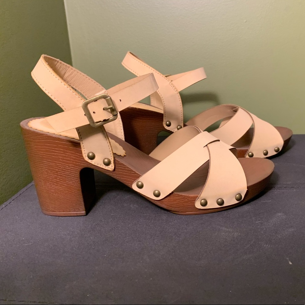 Maurice’s Chunky Heel Sandals
